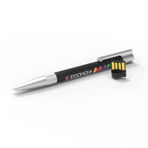 USB Pen  A USB combined with a pen, so you are sure never to forget anything!