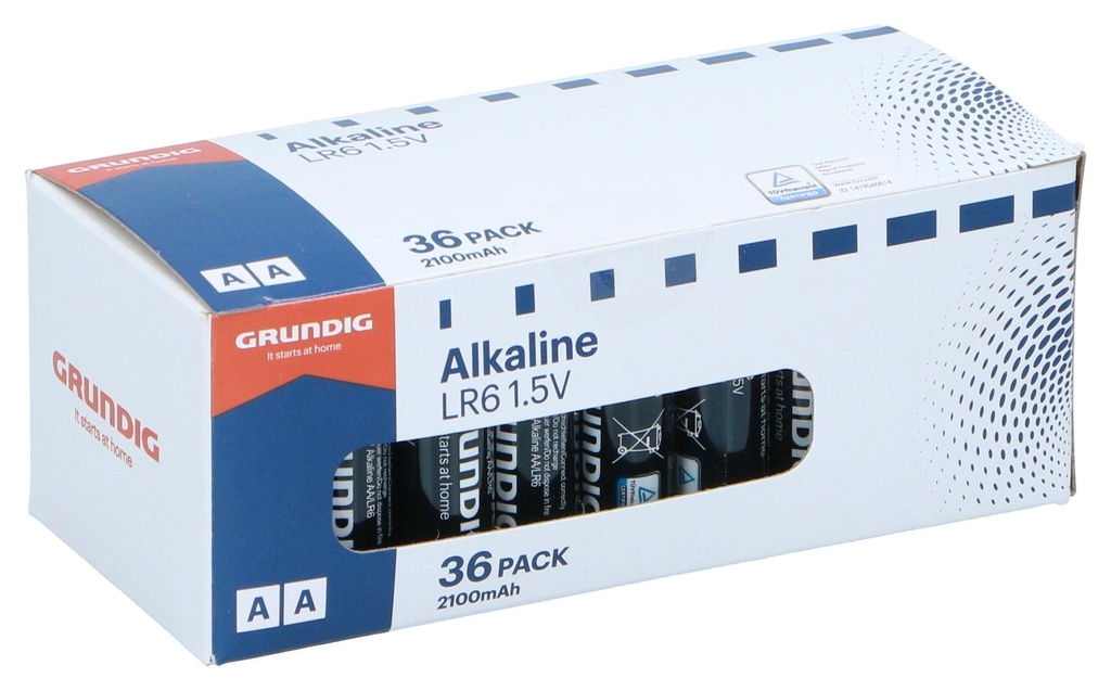 GRUNDIG Alkaline AA LR6 2100mAh Battery