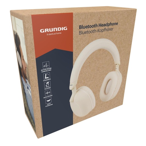 [871125233187] GRUNDIG ANC Bluetooth Headphone 300mAh